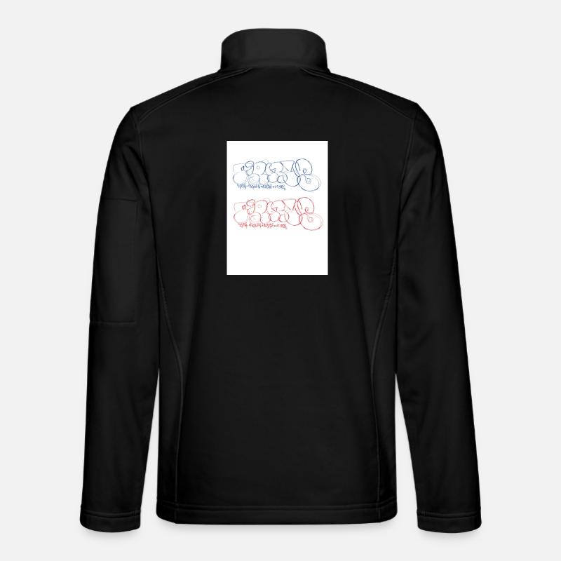 Paris Bubble Paris Throw-up Paris Graffiti - Unisex Softshelljacke - Schwarz