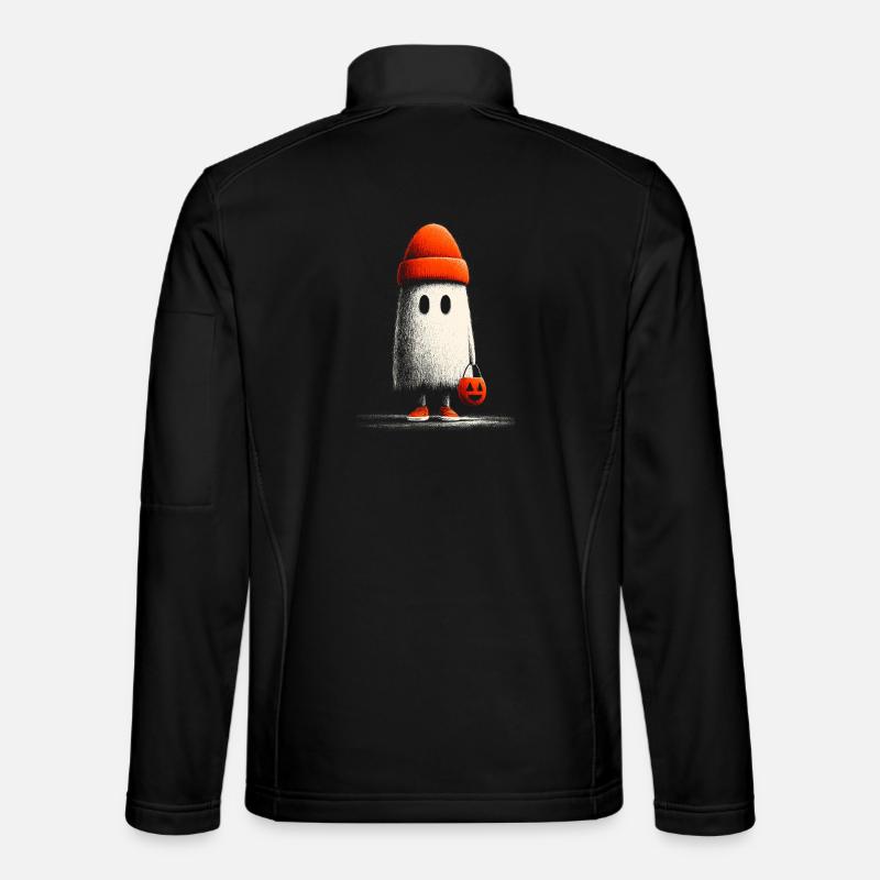 Beanie_Ghost - Unisex Softshelljacke - Schwarz