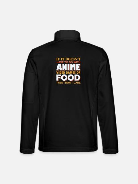 Kein Thema Ohne Anime Gaming Food - Unisex Softshelljacke - Schwarz - Hinten