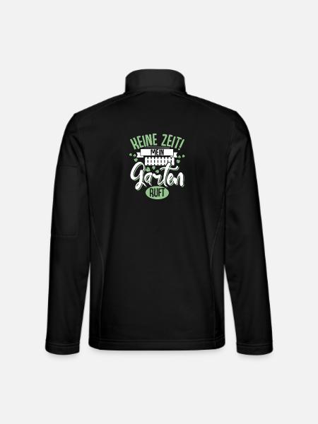 Garten Schrebergarten - Unisex Softshelljacke - Schwarz