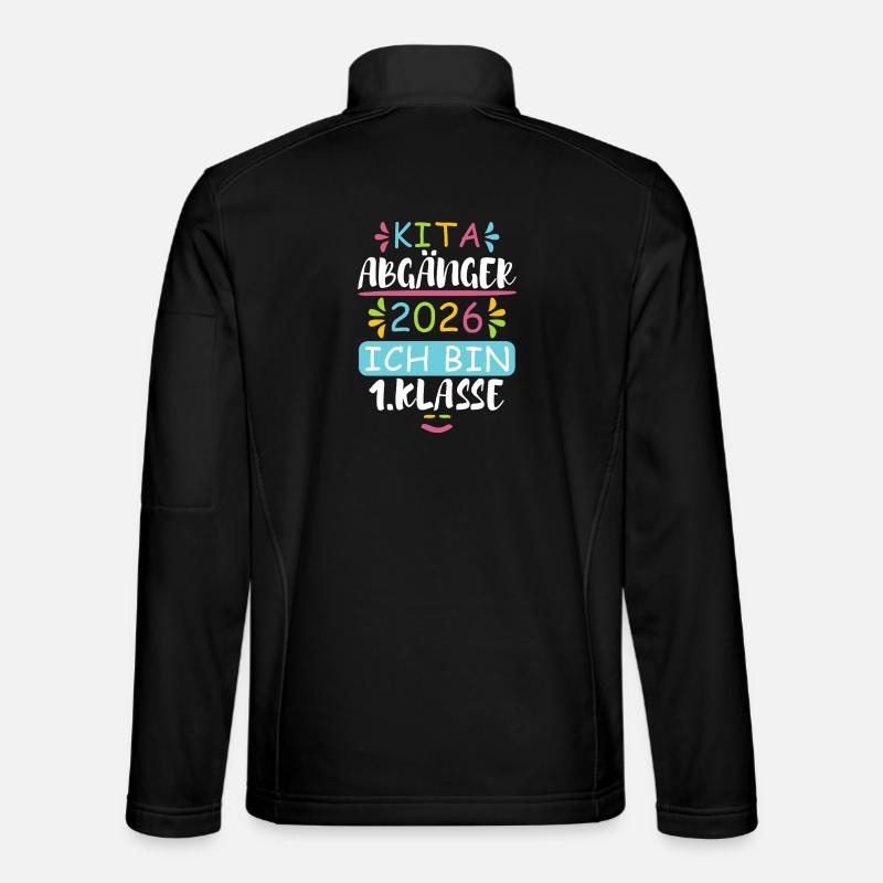 Kita Abgänger 2026 - Unisex Softshelljacke - Schwarz