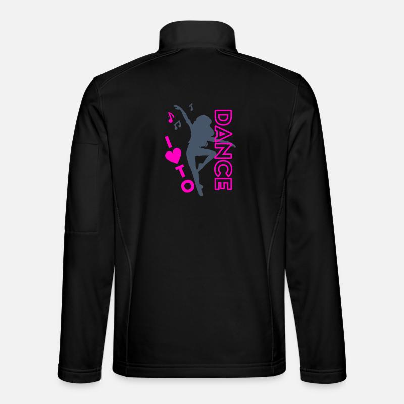 Dance - Unisex Softshell Jacket - black
