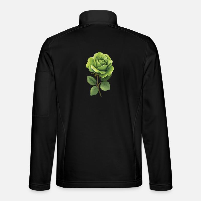 Green Rose Unisex Softshell Jacket