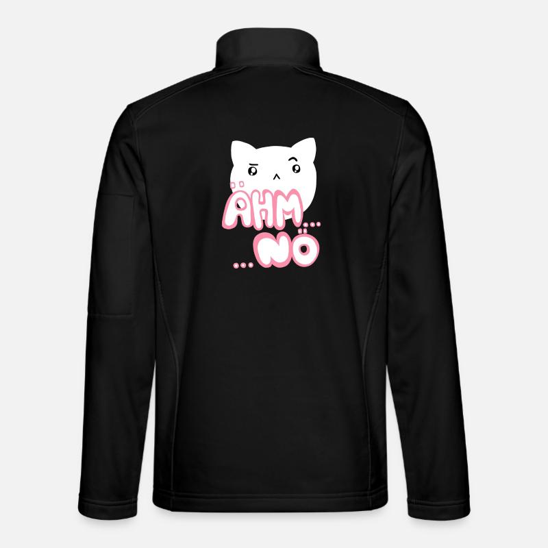Ähm nö Kawaii Katze rosa Unisex Softshelljacke