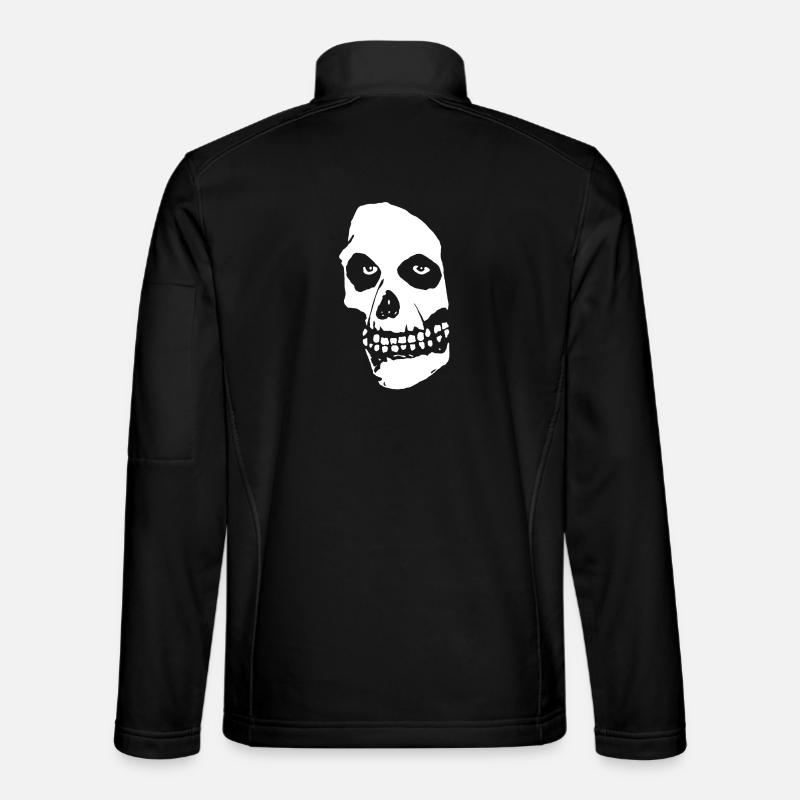 Halloween Horror Skull - Unisex Softshell Jacket - black