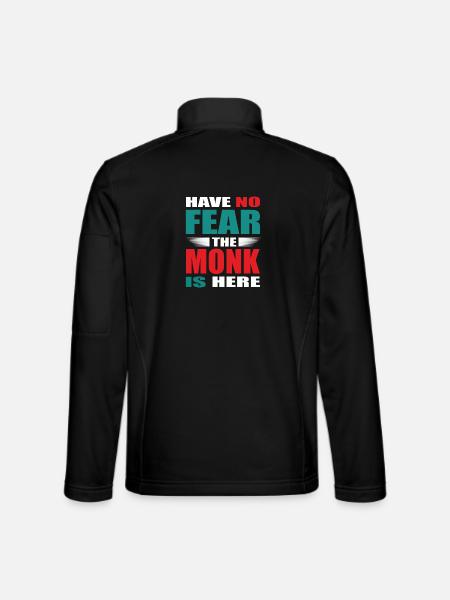 Have no Fear the Mönch is here Outfit - Unisex Softshell Jacket - black - Back