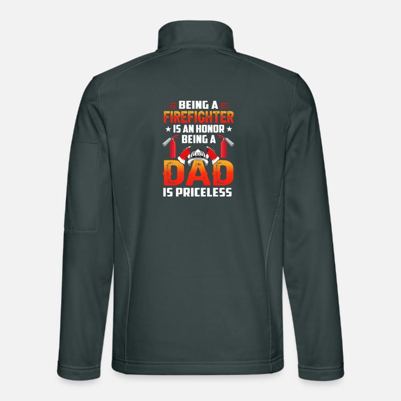 Fire Brigade Dad Unisex Softshell Jacket