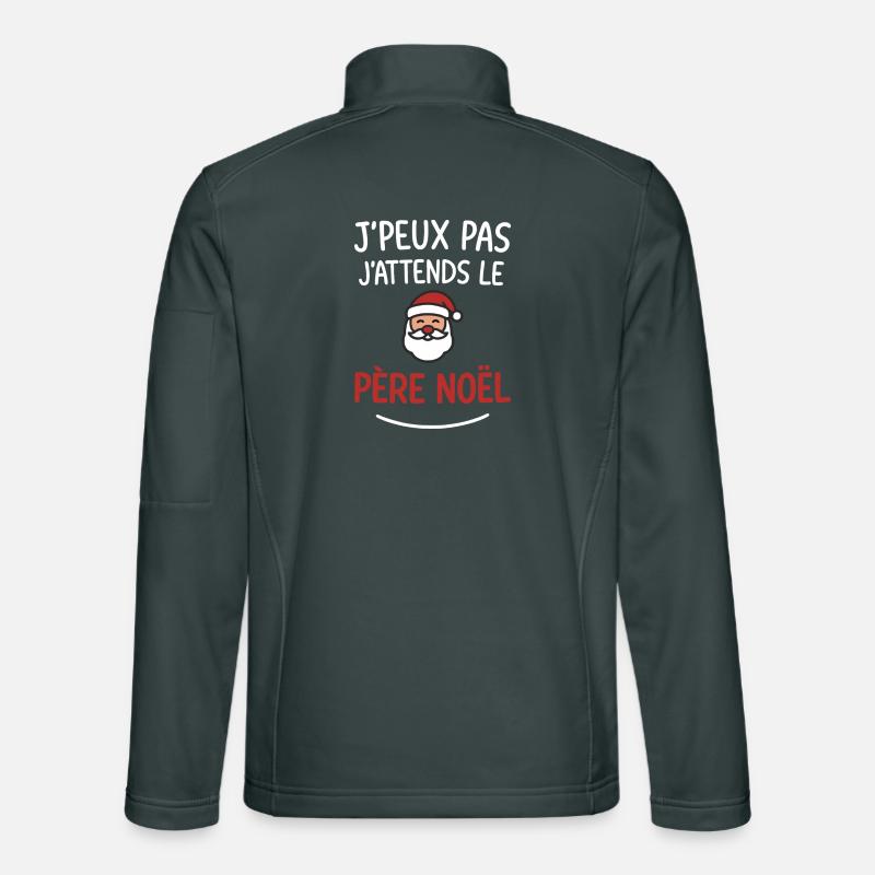Ich kann nicht, ich warte auf den Weihnachtsmann Unisex Softshelljacke
