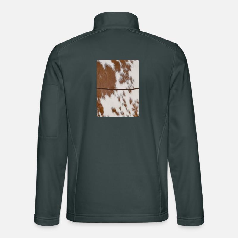 Journal en cuir de vache brun Veste en tissu softshell Unisexe