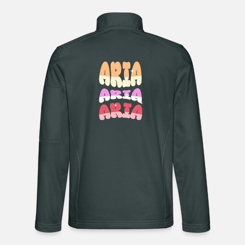 Aria Name Unisex Softshell Jacket