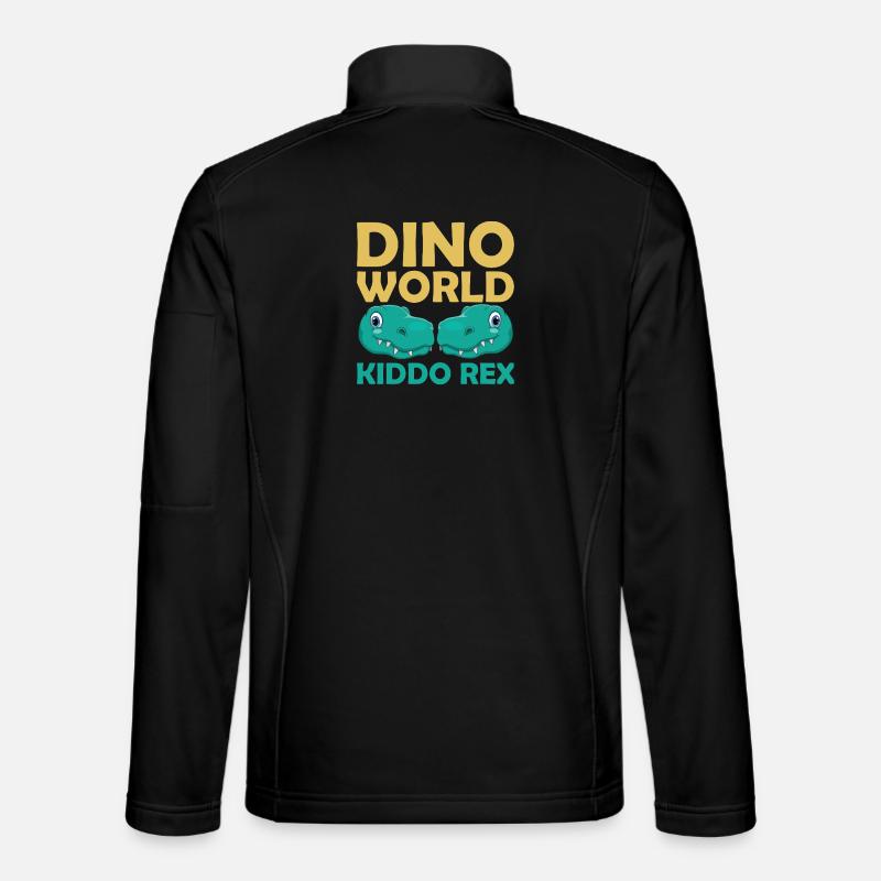 Dino World Kiddo Rex - Unisex Softshell Jacket - black