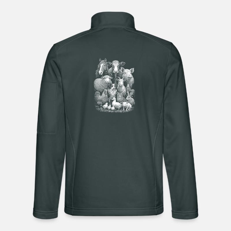 Nutztiere Unisex Softshelljacke