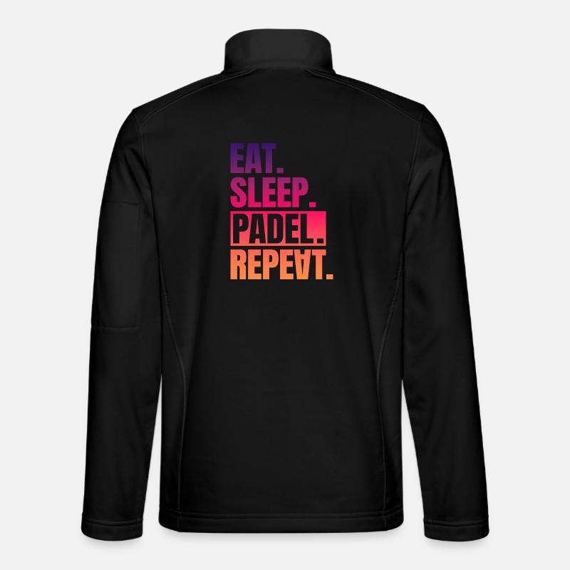 Eat Sleep Padel Repeat Unisex Softshelljacke