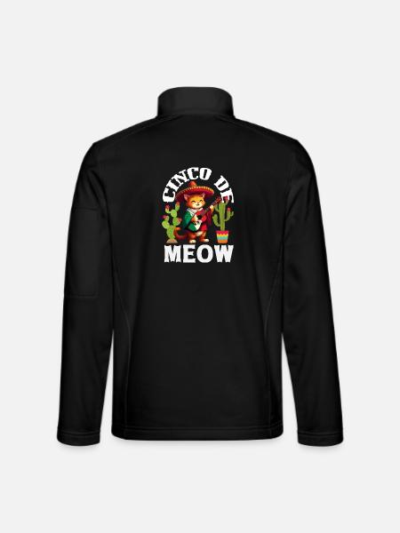 Mexiko Stolz & Heimat Mexikaner Mexico Flagge - Unisex Softshelljacke - Schwarz - Hinten