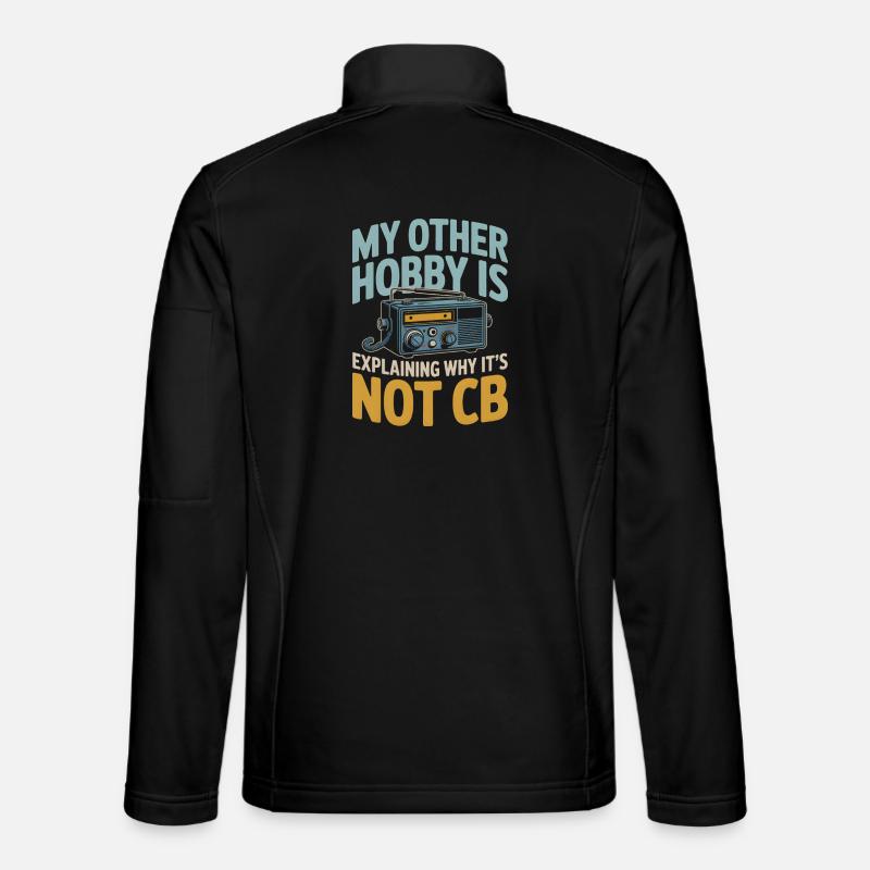 Nicht CB, sondern Amateurfunk | Funk Humor - Unisex Softshelljacke - Schwarz