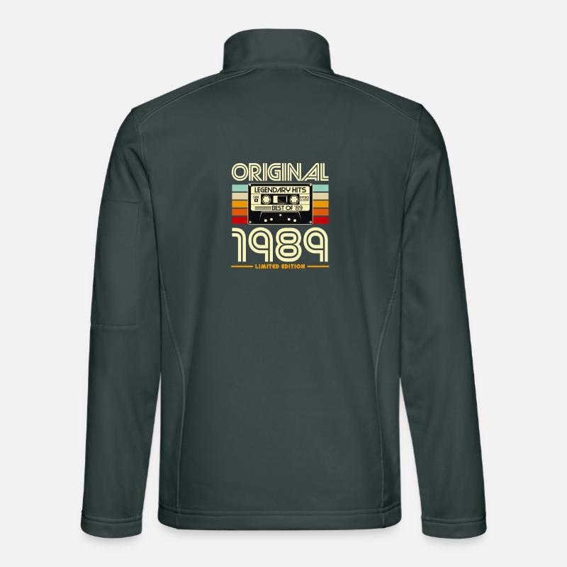 1989 Cassette Retro Édition Limitée Veste en tissu softshell Unisexe