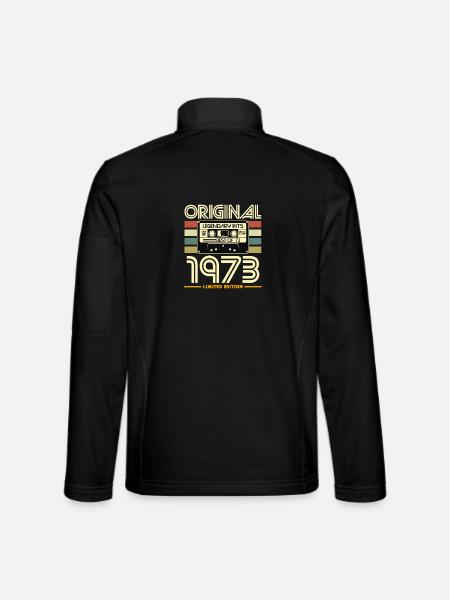 Originale Retro-Kassette von 1973 - Unisex Softshelljacke - Schwarz