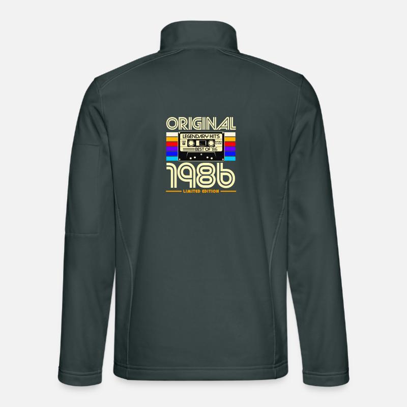 Original 1986 Limited Edition Retro Cassette Unisex Softshell Jacket