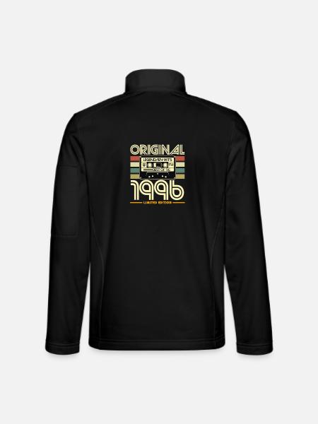 Original 1996 Nostalgia Cassette - Unisex Softshell Jacket - black
