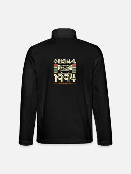 Original 1994 Nostalgia Cassette - Unisex Softshell Jacket - black