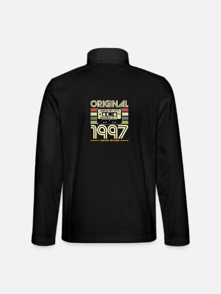 Kassette 1997 Originalhits - Unisex Softshelljacke - Schwarz