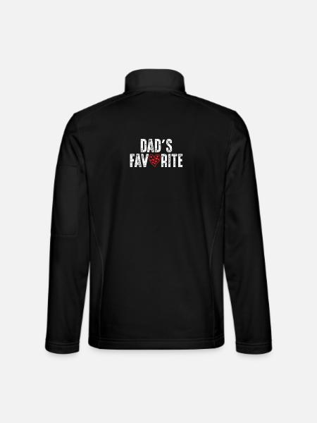 Papas_Lieblings - Veste en tissu softshell Unisexe - noir