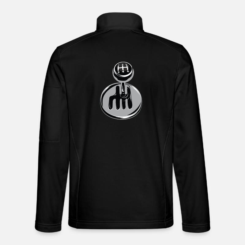 Gangschaltung - Autosport - Unisex Softshelljacke - Schwarz