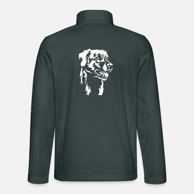 Labrador Head "Black Edition" Unisex Softshell Jacket