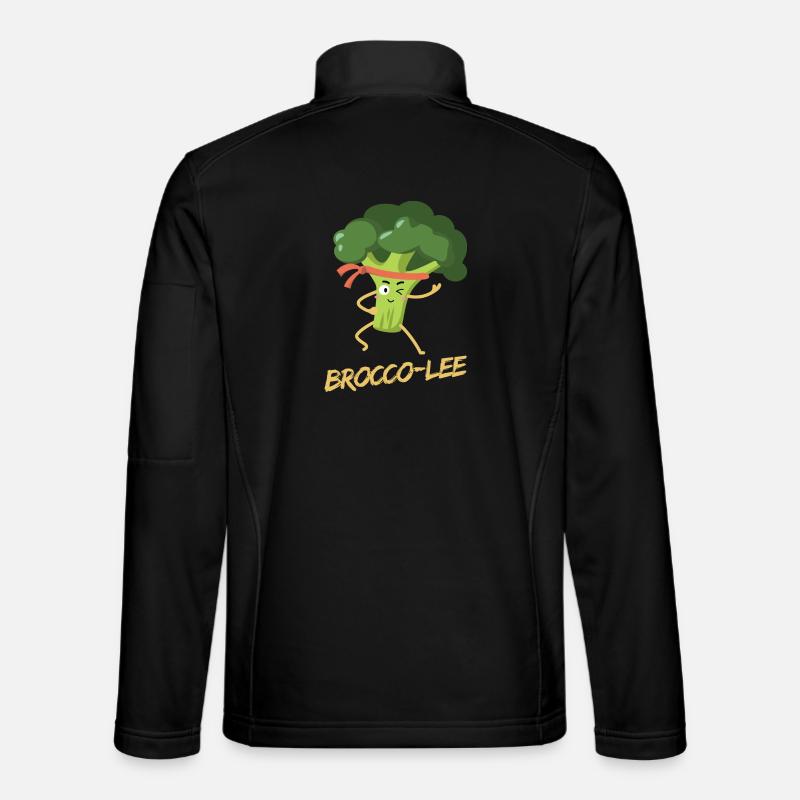 Brocco-Lee - healthy martial arts - Unisex Softshell Jacket - black