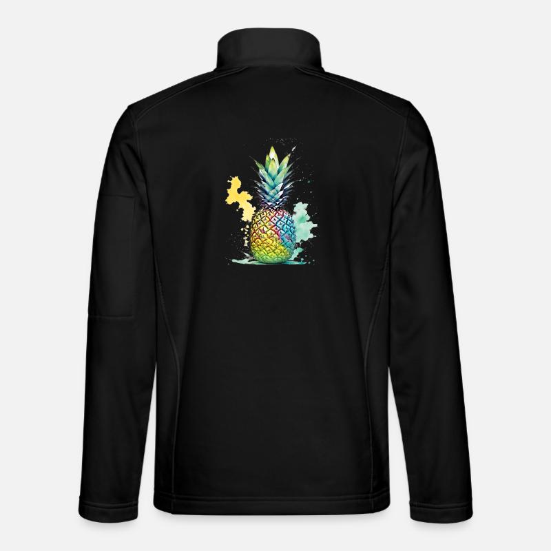 Ananas - Veste en tissu softshell Unisexe - noir