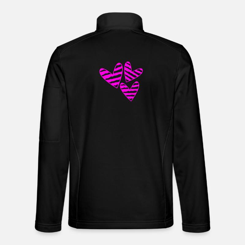 HERZ - Unisex Softshelljacke - Schwarz