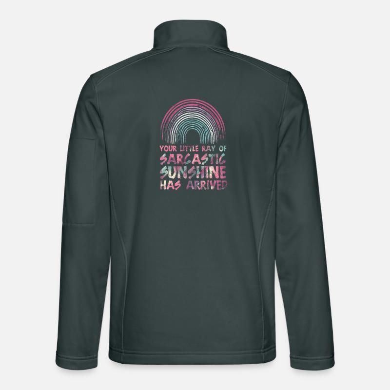Ton petit rayon de soleil sarcastique est arrivé Veste en tissu softshell Unisexe