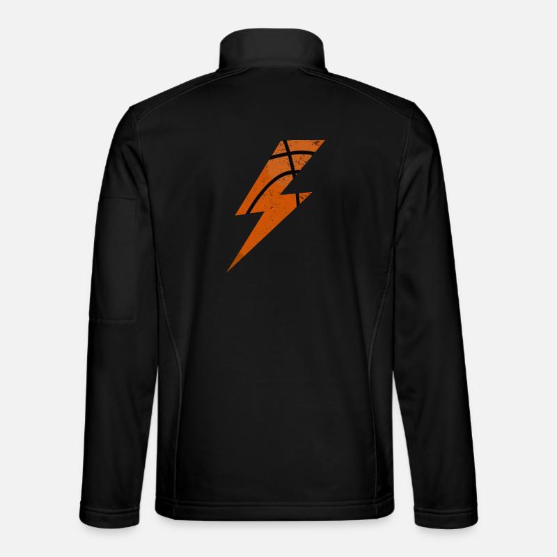 Energetischer Basketball Blitz - Unisex Softshelljacke - Schwarz