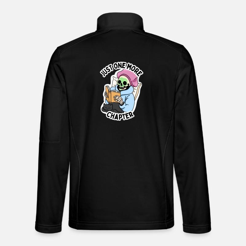 Book lover reading session - Unisex Softshell Jacket - black