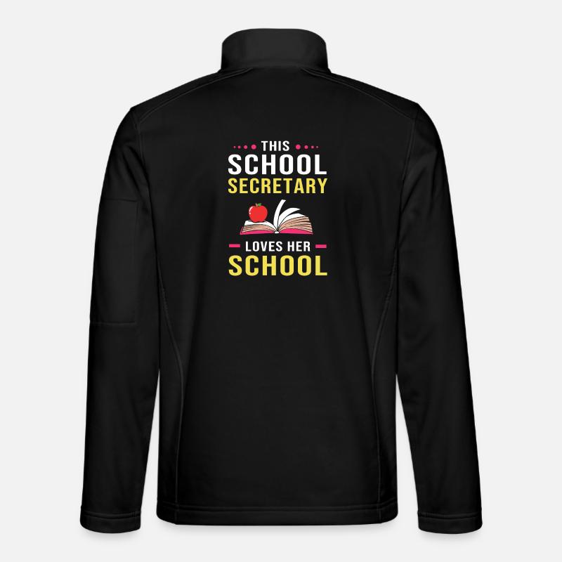 Secretary School School Secretary - Unisex Softshell Jacket - black