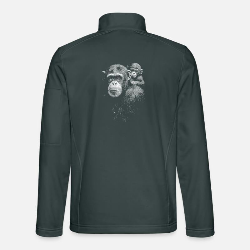Chimpanzee Unisex Softshell Jacket