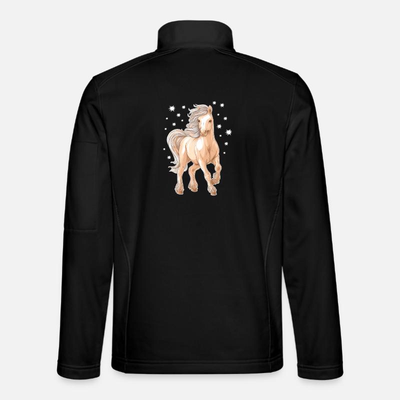 Horse Pony - Unisex Softshell Jacket - black