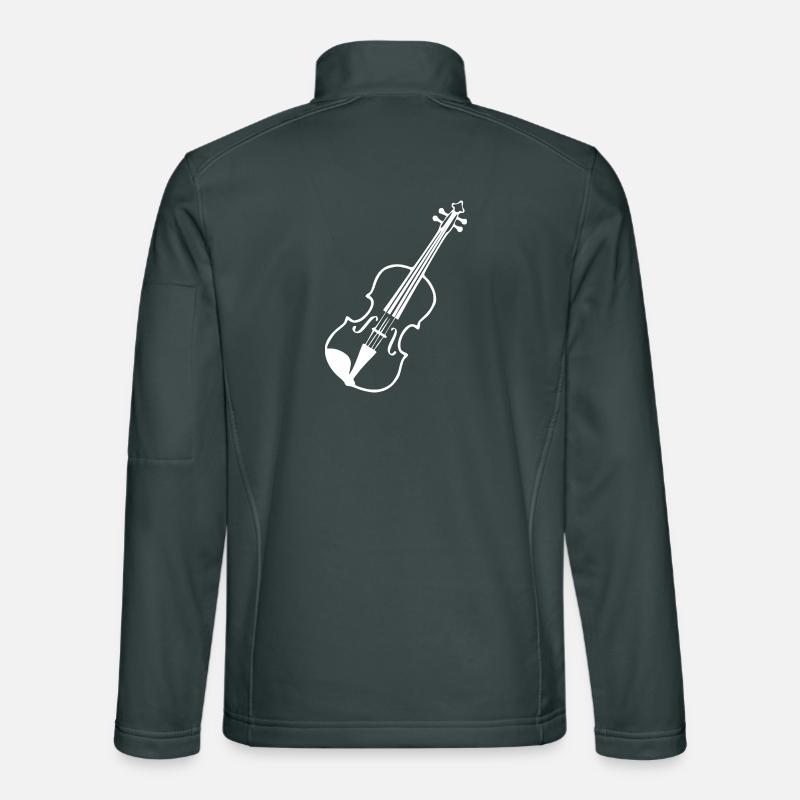 Violin Violin Music Unisex Softshell Jacket