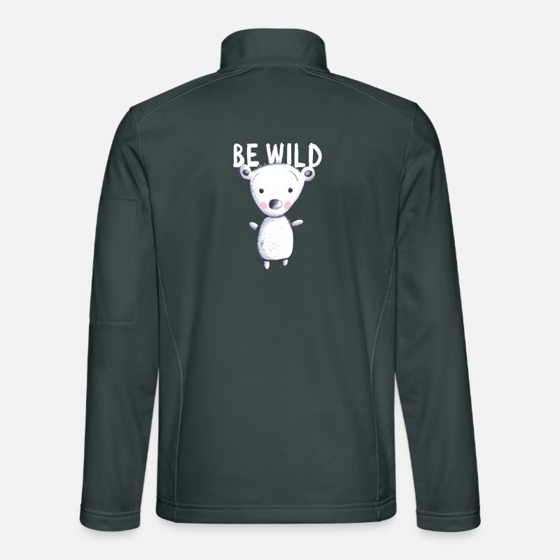 Be Wild Eisbär - Bär - Bärchen - Teddy - Baby Unisex Softshelljacke