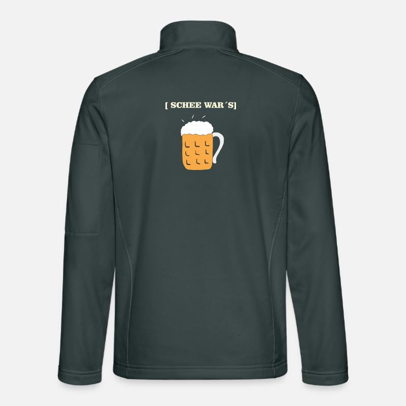 SCHEE WARS BIERKRUG Unisex Softshelljacke
