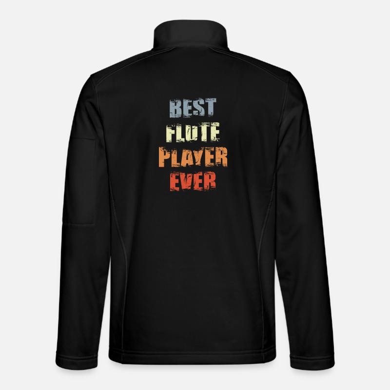 Bester Flötist - Unisex Softshelljacke - Schwarz