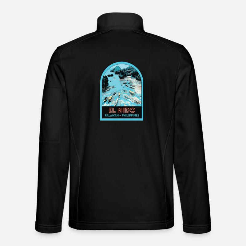 Fishing charters in El Nido, Palawan, Philippines Unisex Softshell Jacket