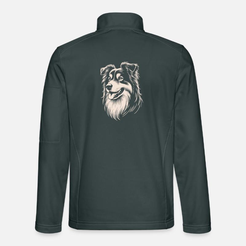 berger australien traits Veste en tissu softshell Unisexe