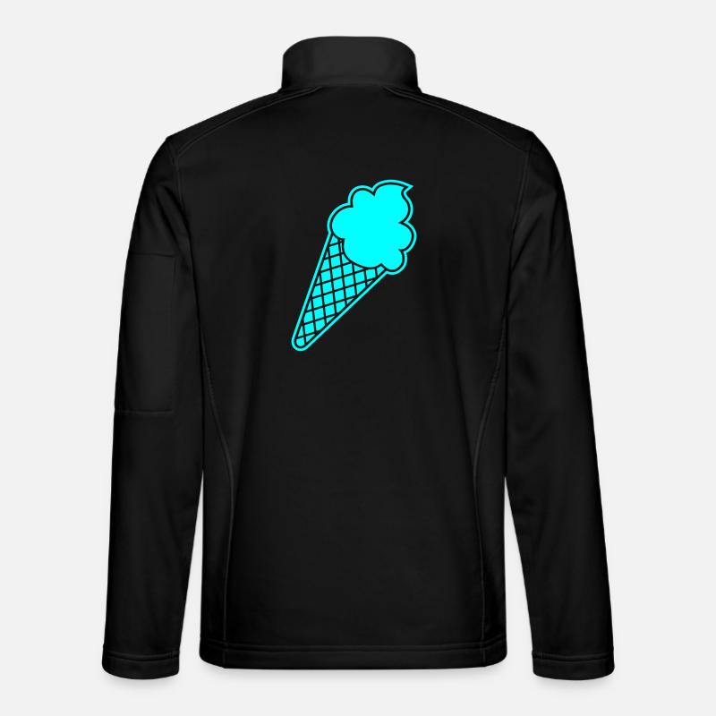 Eis cool Eiscreme Waffel Sommer stylish Sweets Fan Unisex Softshelljacke
