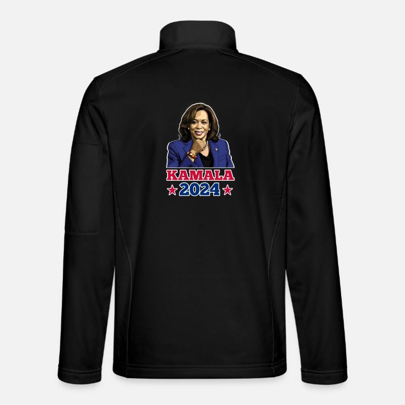 KAMALA 2024, KAMALA HARRIS ALS PRÄSIDENTIN Unisex Softshelljacke