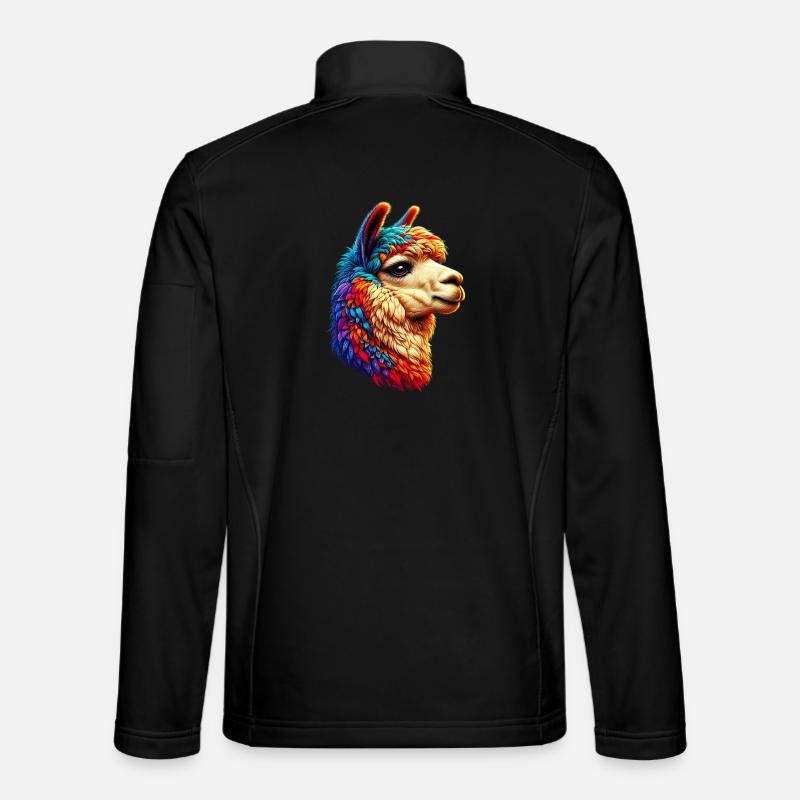 Alpaga - Veste en tissu softshell Unisexe - noir