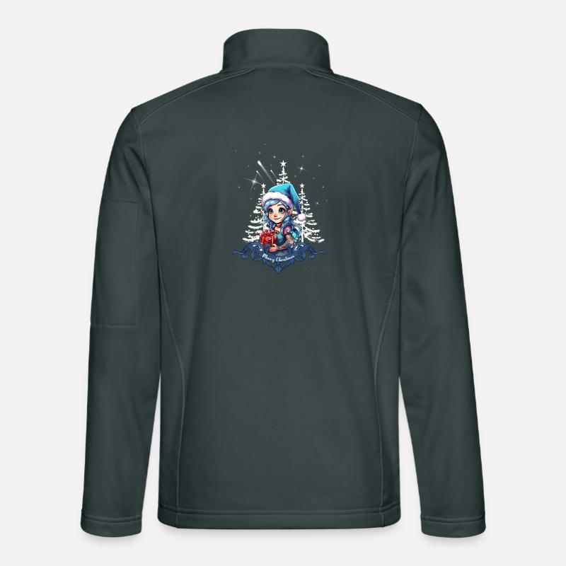Fröhlicher Elf Unisex Softshelljacke