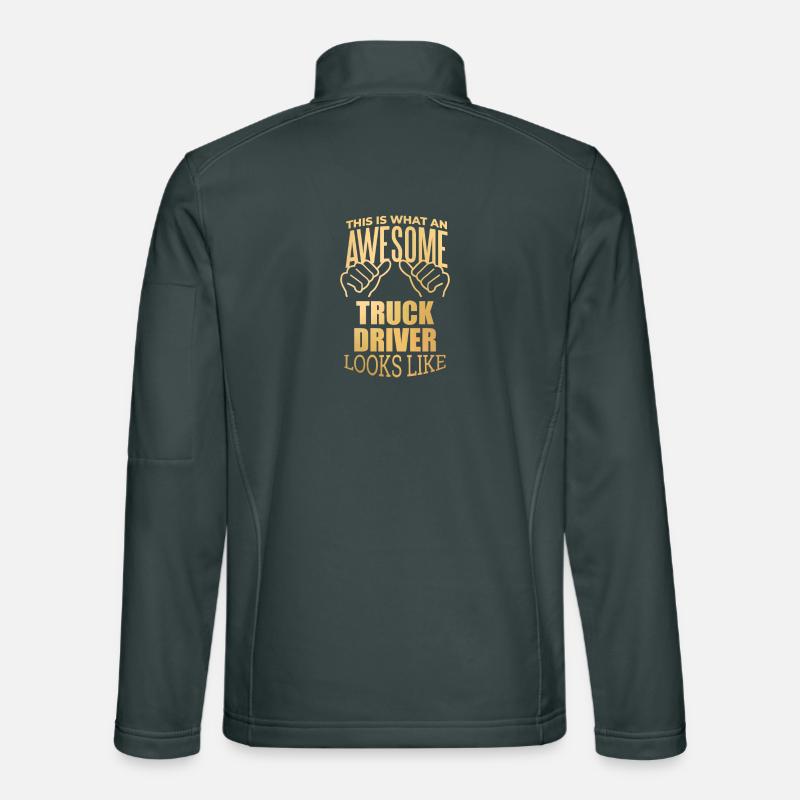 Truck Driver Unisex Softshell Jacket