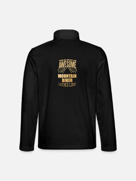 Mountain Biker Mountain Biker Mountain Biker - Unisex Softshell Jacket - black