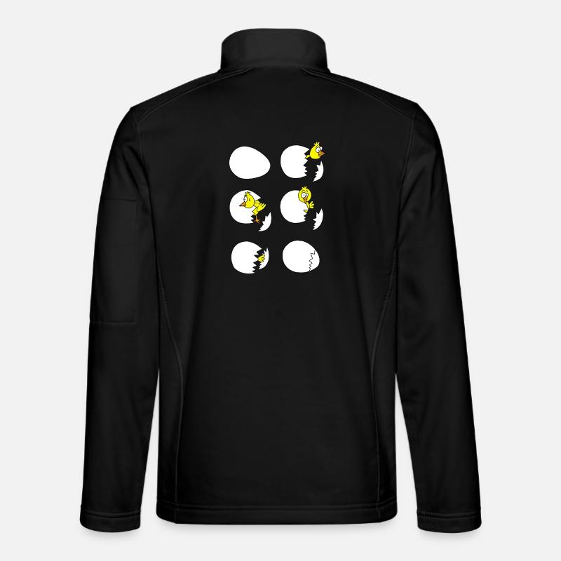 Le poussin - Veste en tissu softshell Unisexe - noir